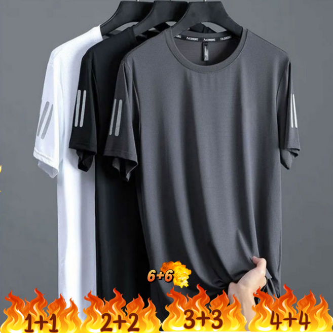 쿨 아이스 냉감 반팔 티셔츠 기능성 라운드 남성 남자 반팔티