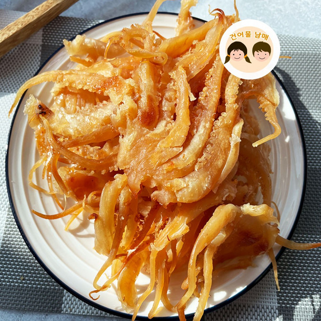 건어물 남매 바로섭취 땅콩 버터구이 오징어 다리, 1개, 300g