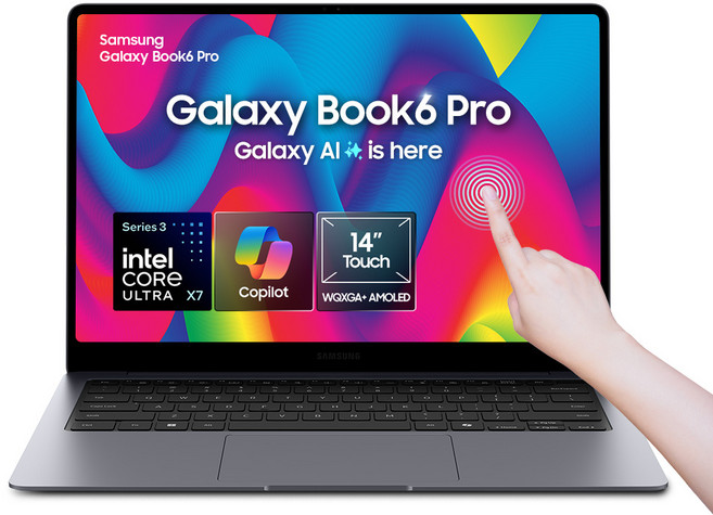 삼성 갤럭시북6 프로 NT940XJG-K72A 14인치(35.6cm) 인텔 X7 358H 고사양 노트북 윈도우11 탑재, NT940XJG-K72AG, WIN11 Home, 32GB, 256GB, 그레이