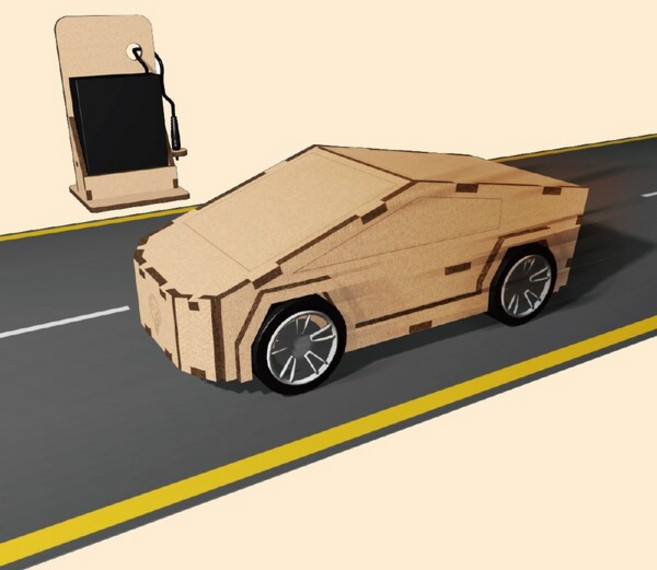 두사몰 티처스 초등 오토마타 사이버트럭 만들기 과학실험 교구 DIY 만들기 학습키트