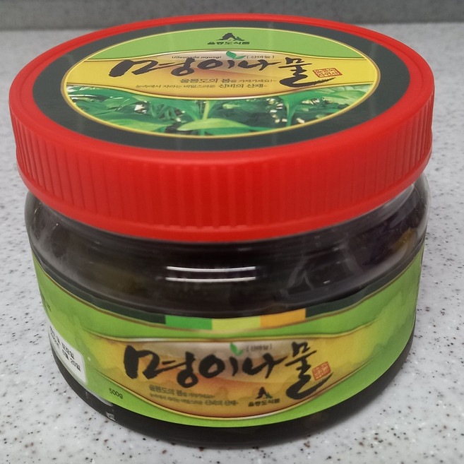 울릉도 명이나물 울릉도자연산명이나물 명이나물 산마늘 절임 (장아찌) 500g 생산자 직배송, 1개