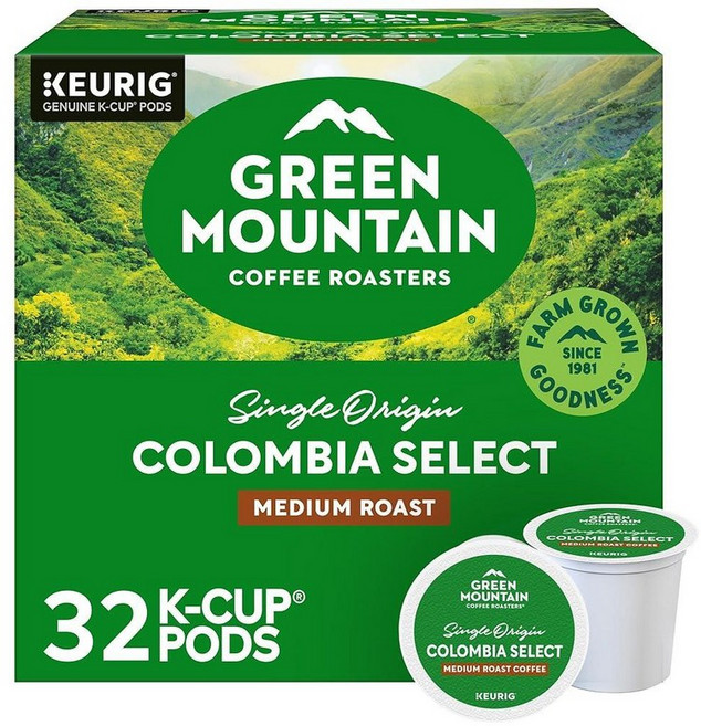 Green Mountain Coffee Roasters Nantucket Blend 1인용 큐리그 K컵 포드 미디엄 로스트 커피 24개, 32개 (1팩)