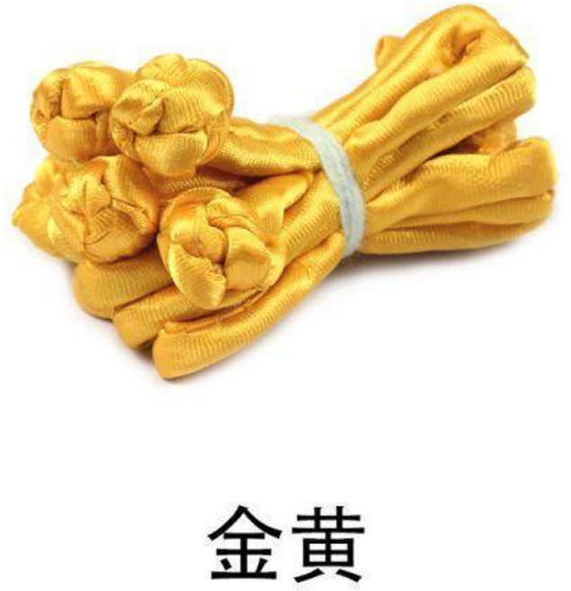 傳統服飾盤扣 釦子, 金黃