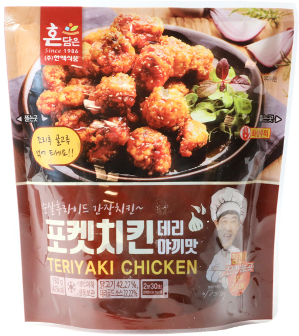 [한맥식품] 이경규의 포켓치킨 데리야끼맛, 180g, 27개