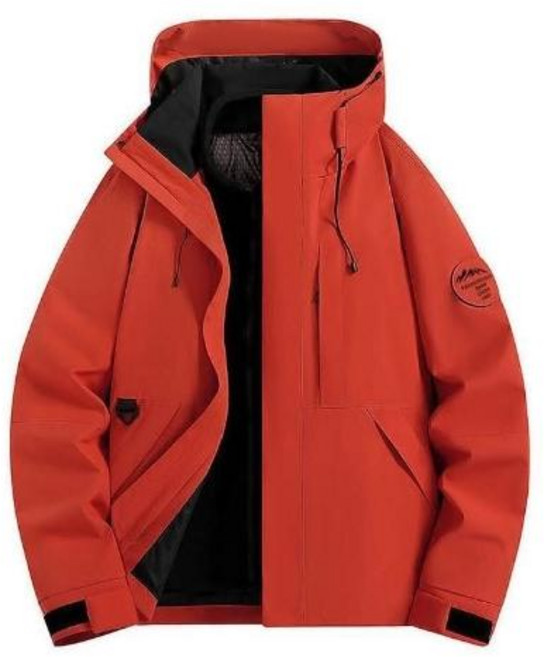 三合一衝鋒外套男女款 防寒加絨滑雪機車外套 防風保暖防潑水戶外登山徒步外套 速乾休閒運動外套 耐磨透氣寬鬆輕量工裝騎行連帽夾克