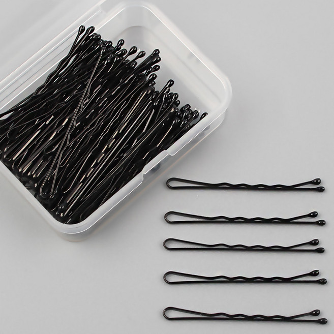 실핀 실삔 헤어핀 머리고정핀 얇은실핀 유핀 U핀 100P