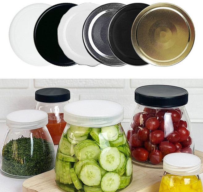 유리병 러그캡 철 PP 63mm 병뚜껑 유리 병마개, 1개