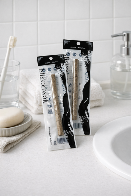 한국산 천연 미스왁 스틱 친환경 자연칫솔 미스코리왁 MISKORIWAK 1/5/10개, 1개, 1개입