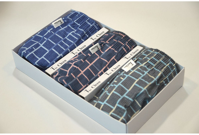 더끌리오 국산남자 빅사이즈 순면 트렁크 3매입세트 CMT004