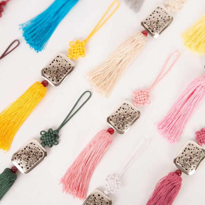 보자기 보쌈 사각 당초 노리개