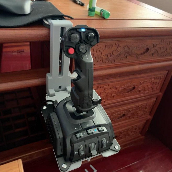 비행 시뮬레이터 조이스틱 플라이트 컨트롤 스로틀 포함, 1개, VKB Nxt 조이스틱 블랙, 기본 색상