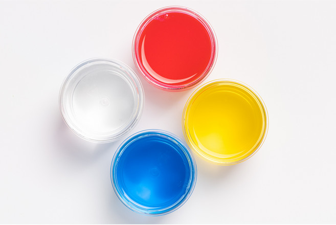 슬라임 베이스 170ml (투명 파랑 분홍 노랑), 투명, 1개