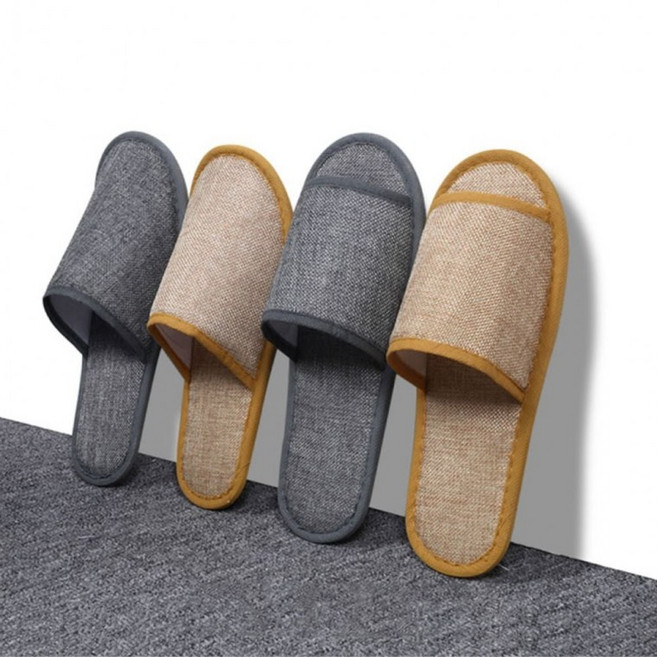 5P 여행용 병원 실내화 호텔 일회용 초경량 슬리퍼 호텔슬리퍼, 1개, 5개입=트임 브라운