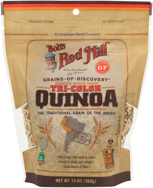 밥스레드밀 홀 그레인 트라이-컬러 퀴노아, 369g, 1개