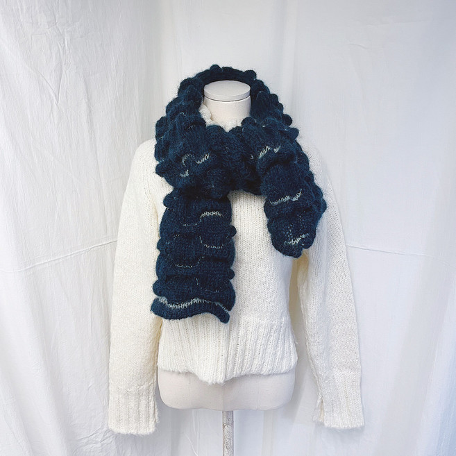 공작인 카스비 알파카 머플러 볼레로 목도리 겸용