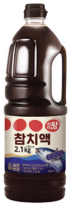 식자재왕 참치액, 1.8L, 4개