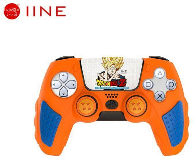 이이네 듀얼센스 풀커버 실리콘 케이스 PS5 플스5 조이패드 컨트롤러, 드래곤볼, 1개