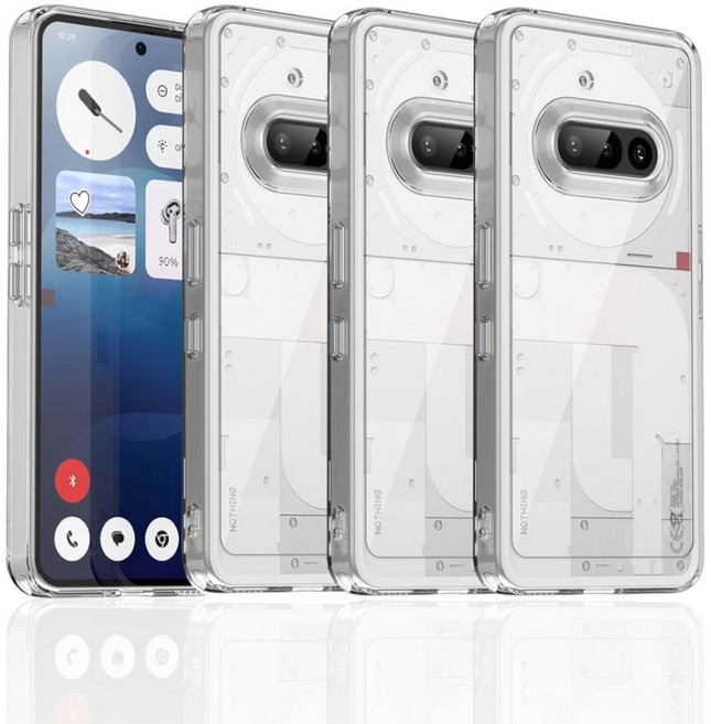 낫싱폰 3a 하이브리드 투명 범퍼 케이스 3개