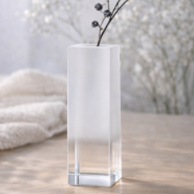 휘잇 아크릴 컬러 화병 미니 오브제 감성 꽃병, 반투명