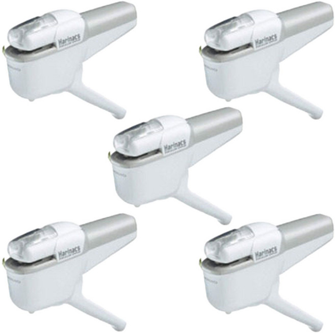 고쿠요 하리낙스 심없는 스테이플러 10매용, 화이트 5개