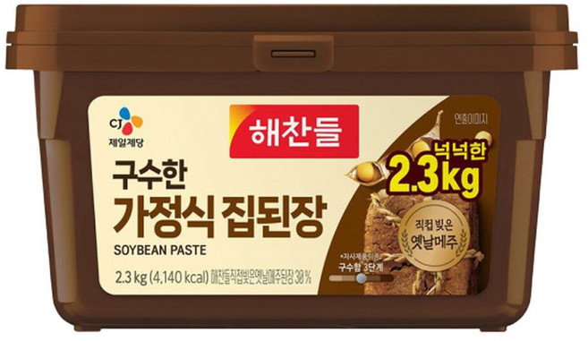 해찬들 구수한 가정식 집된장 2.3kg, 1개