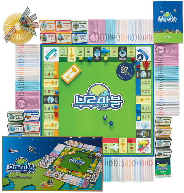 부루마불 36000 패밀리, 1세트, 혼합 색상