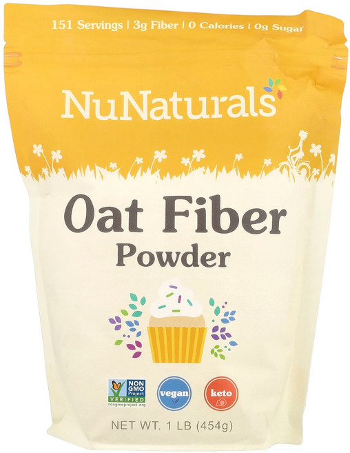 뉴내추럴스 귀리 섬유소 분말 454g(1lb) NNS-00701, 454g, 1개