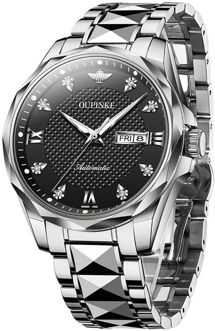 스위스 브랜드 OUPINKE 남성 명품시계 남성용 기계시계 방수 남성시계