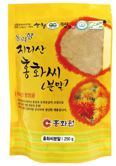 홍화원 동의향 지리산 홍화씨가루 홍화씨분말 250g, 1개
