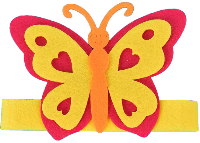 동물 가면 연극 구연동화 역할극 소품, 동물가면머리띠-나비