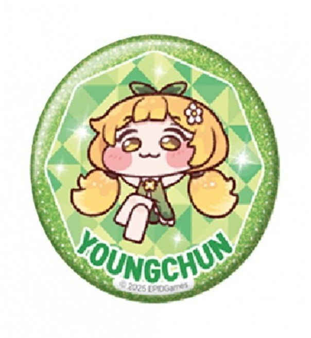 (대원) (트릭컬 : 리바이브) 글리터 캔배지 : 영춘 - (예약판매 2025/09/29~)