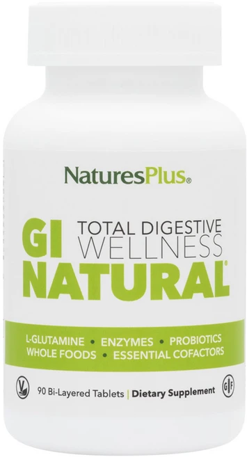네이처스 플러스 GI 내추럴 토탈 소화 웰니스 - 90 이중 Natures Plus GI Natural Total Digestive Wellness - 90 Bi-Layered T - 쿠팡