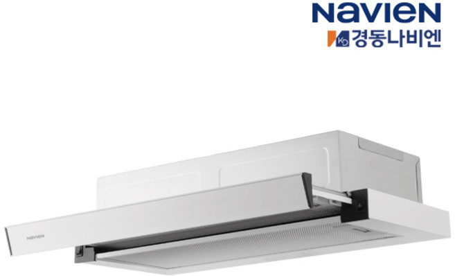 경동나비엔 슬림형 환풍기 가정용 주방 레인지 실버 슬라이드 후드 후황 600장용 / RGS151-06PA, RGS151-06PA(실버슬라이드)