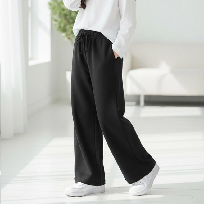 달콩슈 주니어용 찰랑 트레이닝 밴딩 바지 여아 성인까지 DKW122