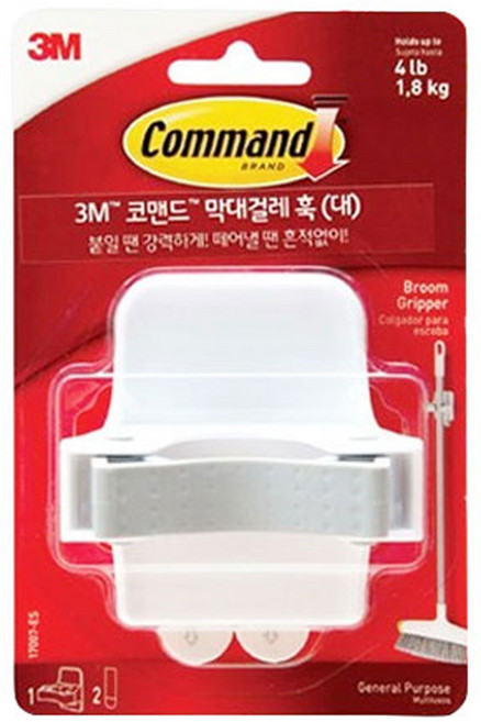 3M 막대걸레 훅 고정 거치대, 1개