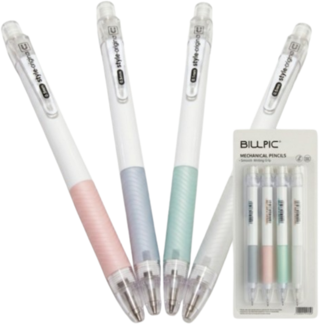 빌픽 부드럽게 써지는 AIB 파스텔 샤프 4종, 0.5mm