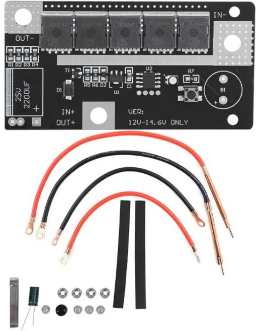 스폿 용접기 PCB 회로 기판 DIY 키트 12V 90-150A 배터리 에너지 저장 스폿 용접기 PCB 회로 기판 186502665032650 리튬 배터리용, 1개 - 쿠팡