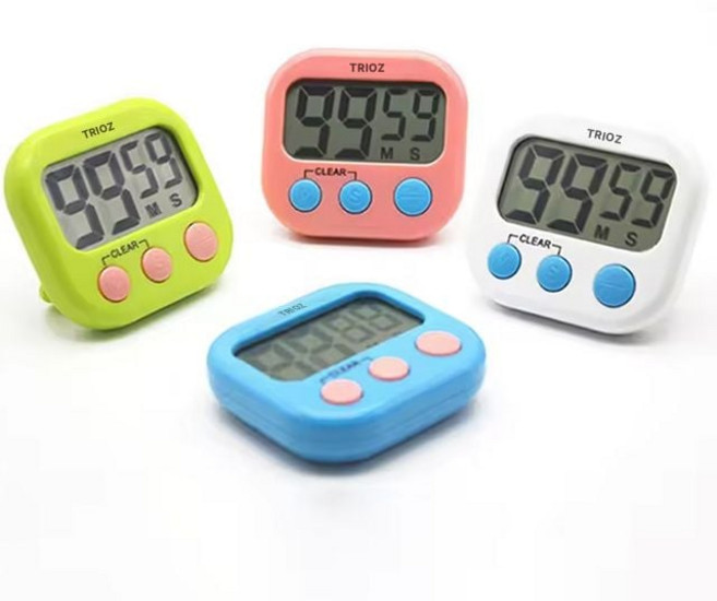 TRIOZ 디지털 캔디 타이머 쿠킹 주방 요리 자석 제빵 pre+0981eI, 그린