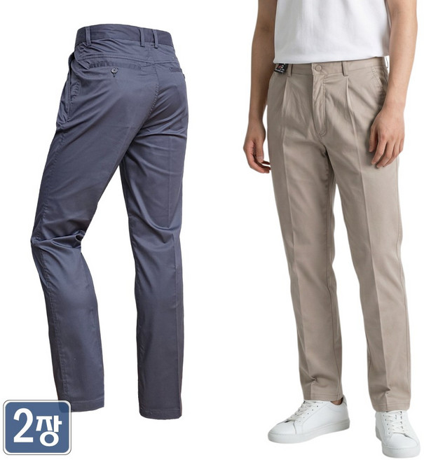 [2장]야인시대 WD 여름 스판냉감 면바지 일상복 외출복 기본바지