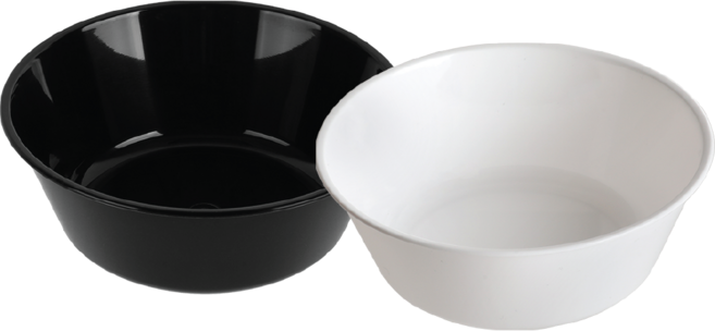 공기 2호 450ml 백색 검정 900개 중화요리 포장 국물 소스 밥 포장용기, 블랙