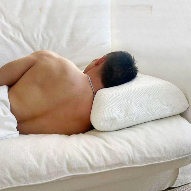 높은베개 보디빌더 어깨 넓은 운동선수용 메모리폼, 16cm 54-60cm