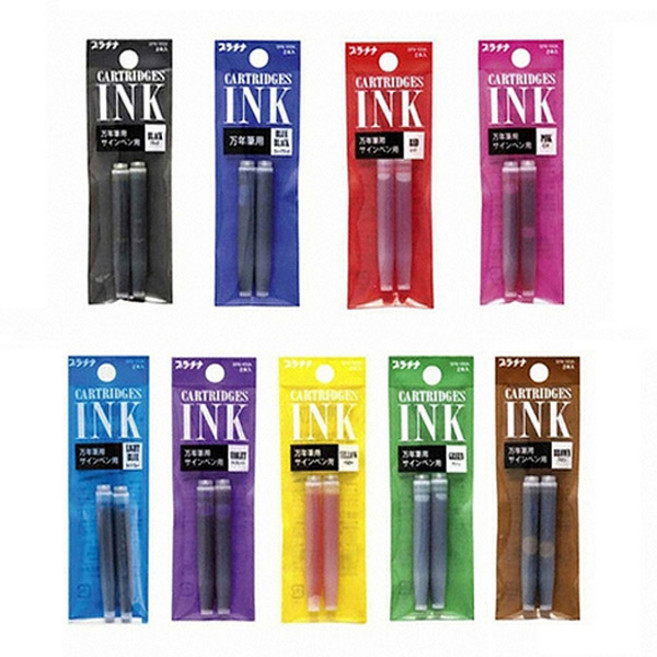 플래티넘 프레피만년필 리필카트리지 2개입 잉크, 분홍, 프레피 만년필 리필카트리지 2개입