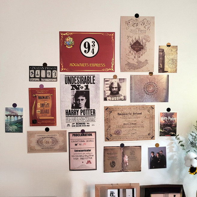 [드림창고] 해리포터굿즈 해리포터 포스터 15종 (선명한 인쇄)