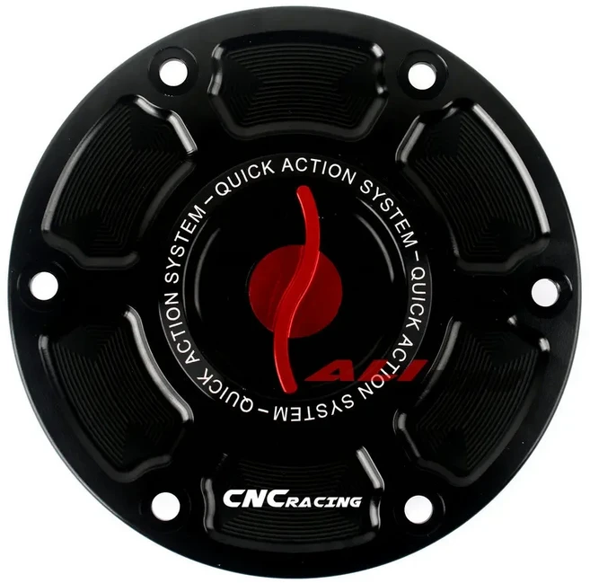 두카티 디아벨 1260 하이퍼모타드 멀티스트라다 950 CNC 키리스 레이싱 퀵릴리즈 오토바이 탱크 연료 캡 케, 20 CNCRACING-BlackRed