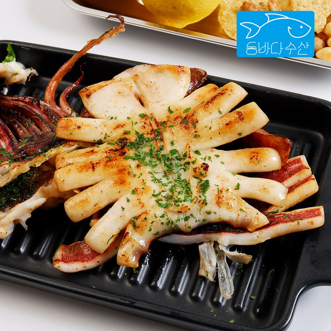 동바다수산 국내가공! 원양산 반건조 오징어 10/20마리, 2개, 원양 반건조 대 (1.4kg내외/10미)