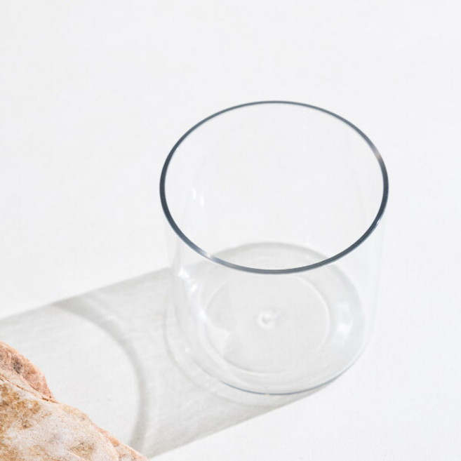 [플라워트리] PET 원형 원통 화분 실린더 화병 12x12cm 조화 전용 꽃병 투명 플라스틱 인테리어 장식 소품 소형 수경재배, 상세 설명 참조