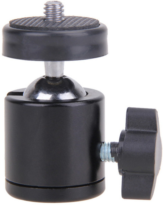 Zoom-AI 스마트폰 개인방송 영상 촬영장비 모음 핫슈 브라켓 거치대 마운트, D04.메탈 미니 볼헤드, 1개