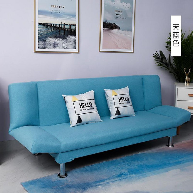 소파베드 접이식침대 쇼파 침대 1인 2인 용 침대형 원룸 배드 침대겸 신혼집 접는, /, 스카이블루