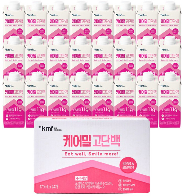 메디푸드 케어밀 고단백 암환자용 균형영양식, 24개, 170ml