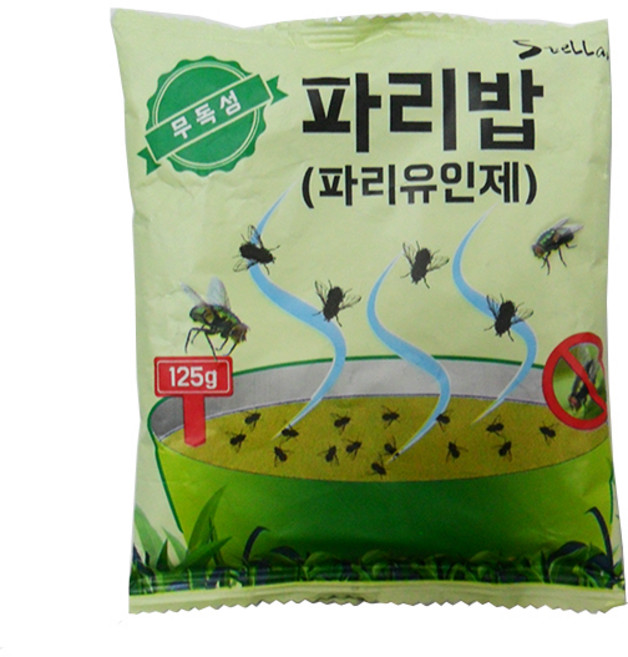(한셀)파리트랩 파리포획기용 파리싹잡아 유인제 파리밥 3개